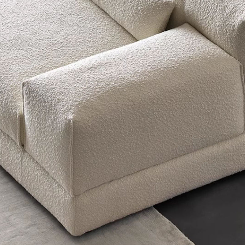 Cisney Modern Minimalist Upholstered Boucle Couch