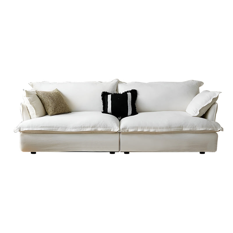 Florence Classic Linen Fabric Sofa with down pillows