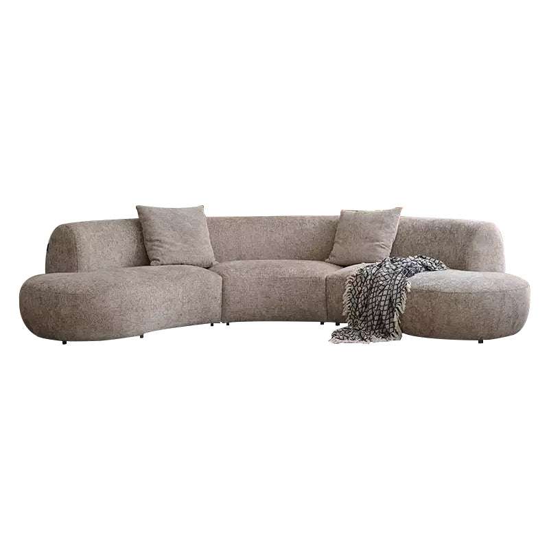 Jermaine Curved Modular Chenille Sectional