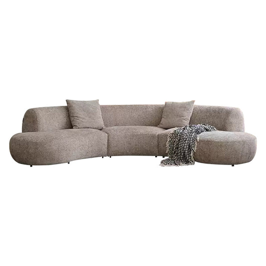 Jermaine Curved Modular Chenille Sectional