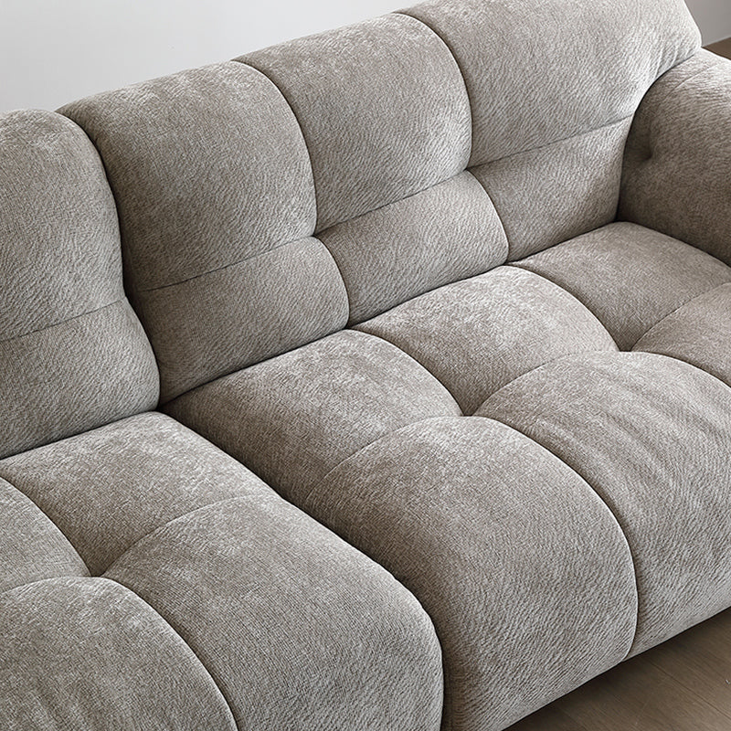 Tiffany Marshmallow Upholstered Boucle Couch