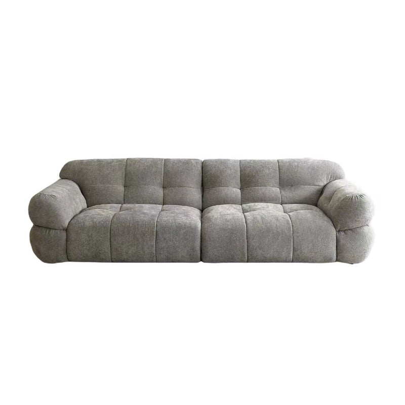 Tiffany Marshmallow Upholstered Boucle Couch